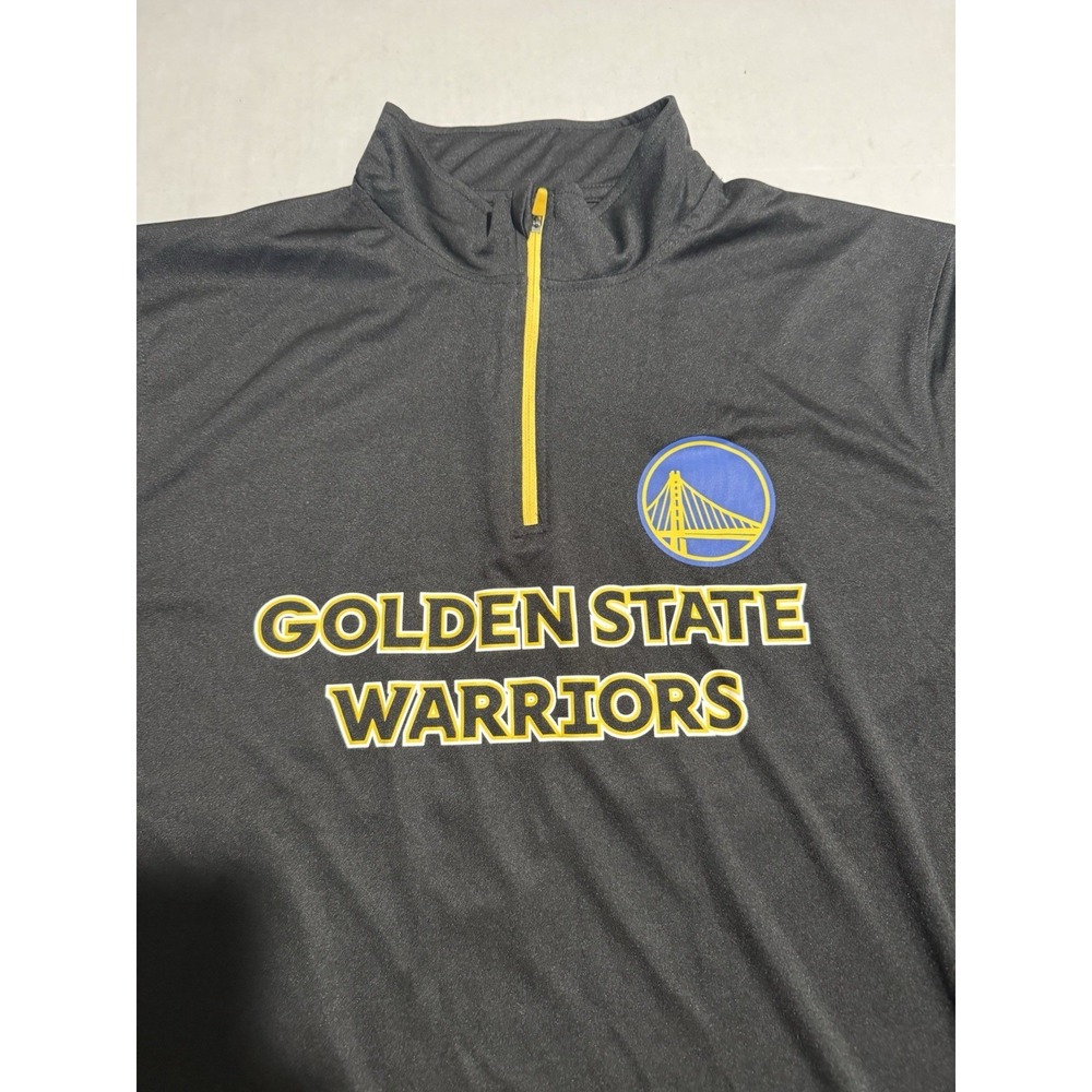 NBA Golden State Warriors Curry 1/4 Zip pullover Thin Hoodie, men's XL - Picture 2 of 6